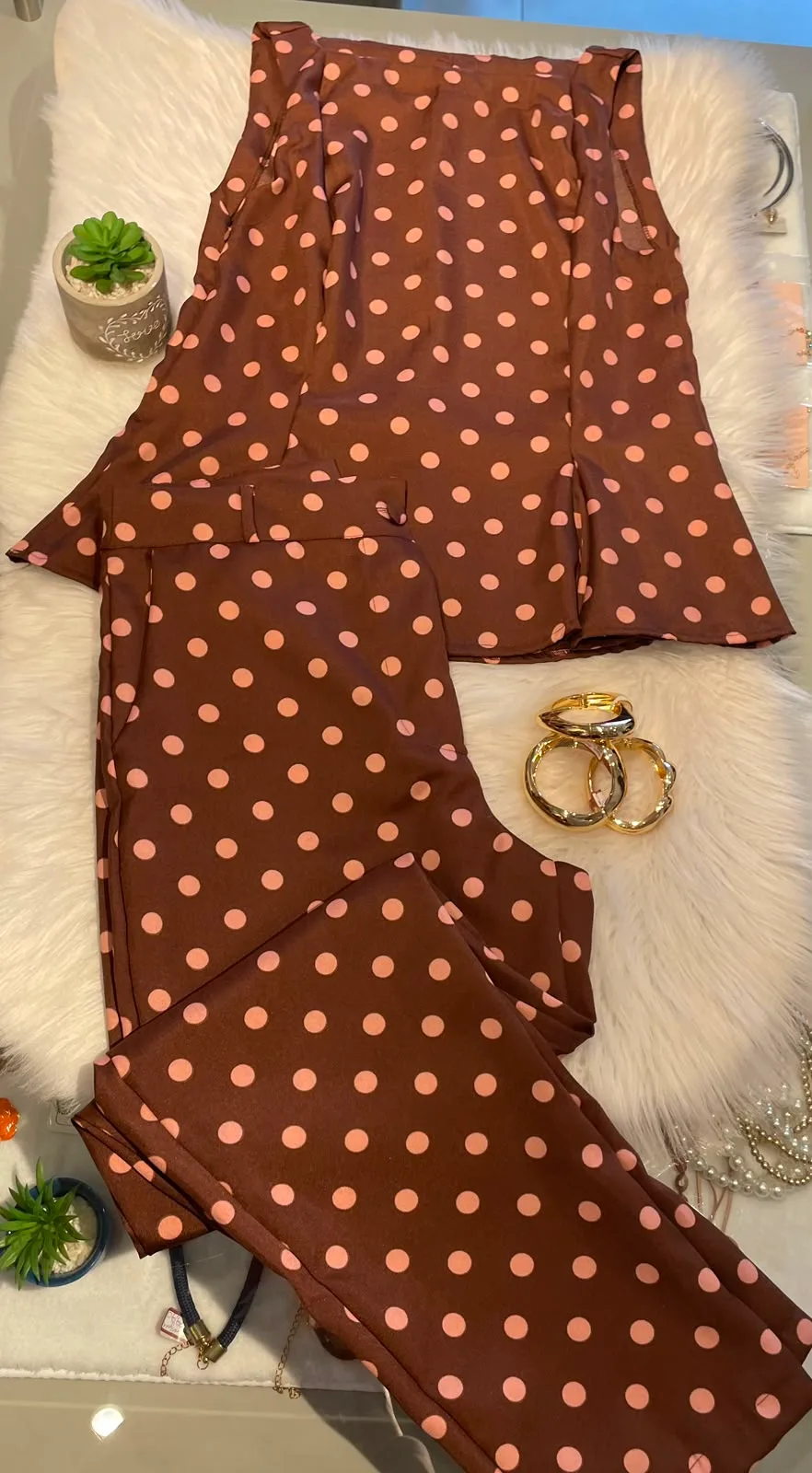Conjunto Peplum Poá Charme — foto 3
